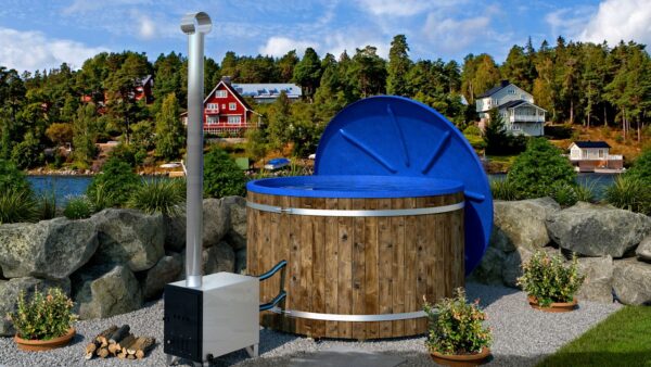 Jacuzzi prémium kék