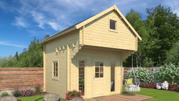 Bunkie Alberta fából készült kerti ház