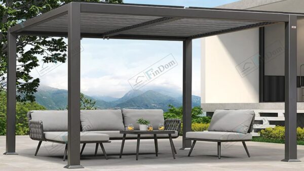 Alumínium pergola 100A 3×3