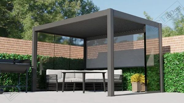 Alumínium pergola 100B 4×3