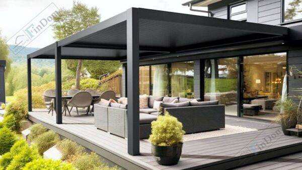 Alumínium pergola 100B 6×3