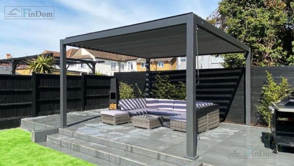 Alumínium pergola 100B 3×3