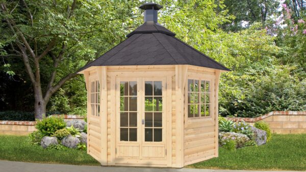 Fából készült grillház Nóra