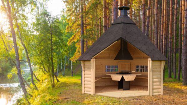 Fából készült grillház Elsa