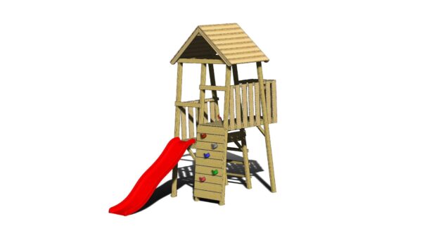 J2 Dječji toranj s toboganom 90 cm