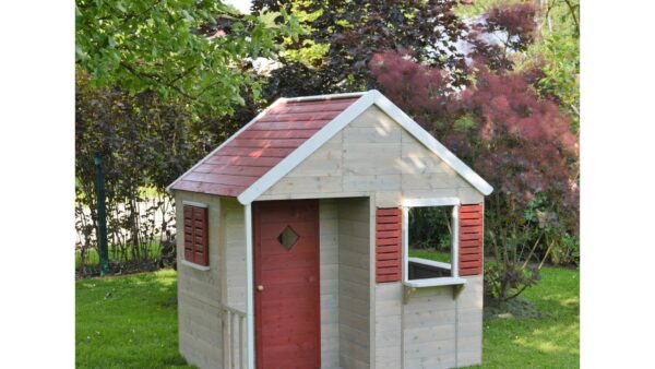 M12R játszóház Villa piros