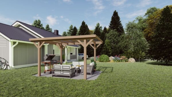 Fából készült pergola M